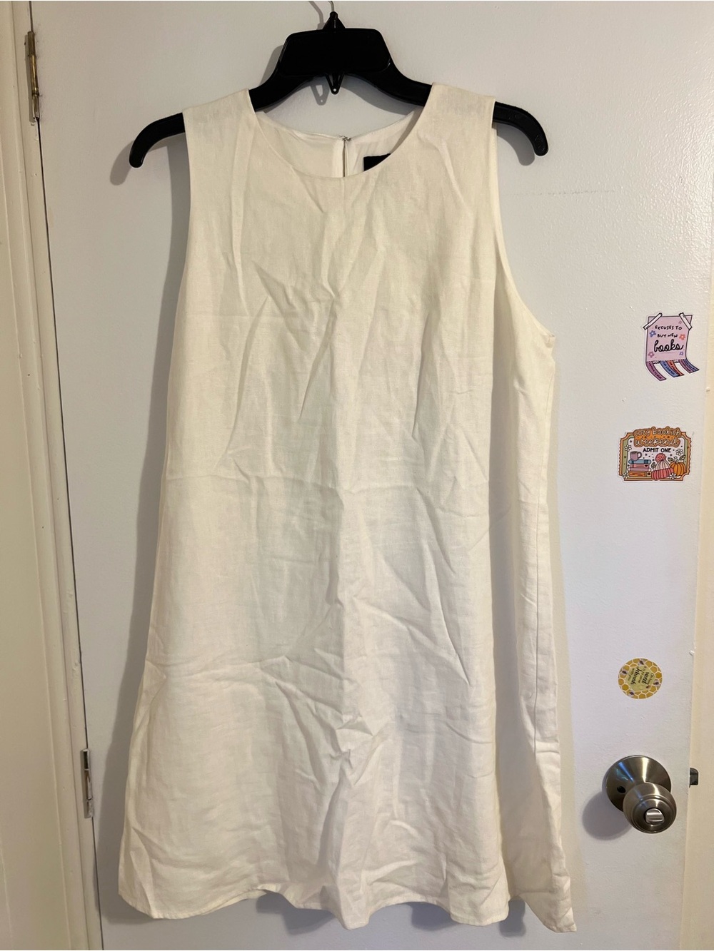 Anne Klein Ivory Sleeveless A-Line Dress